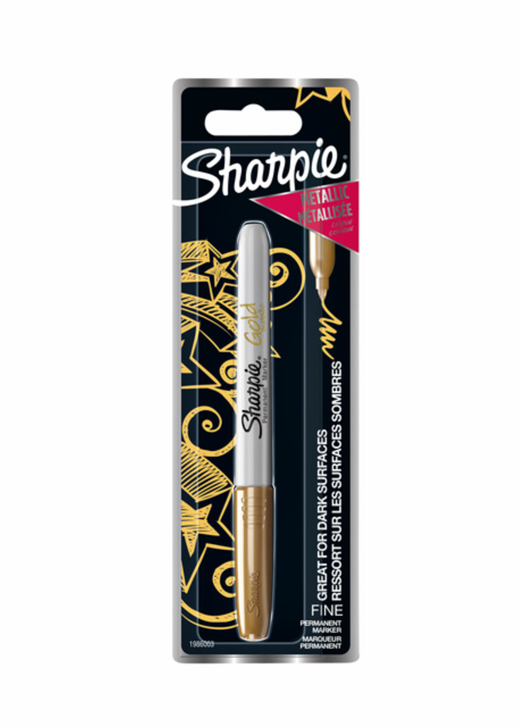 Sharpie Feutre sharpie pointe ogive 0,9mm Metallic or blister 1 pièce