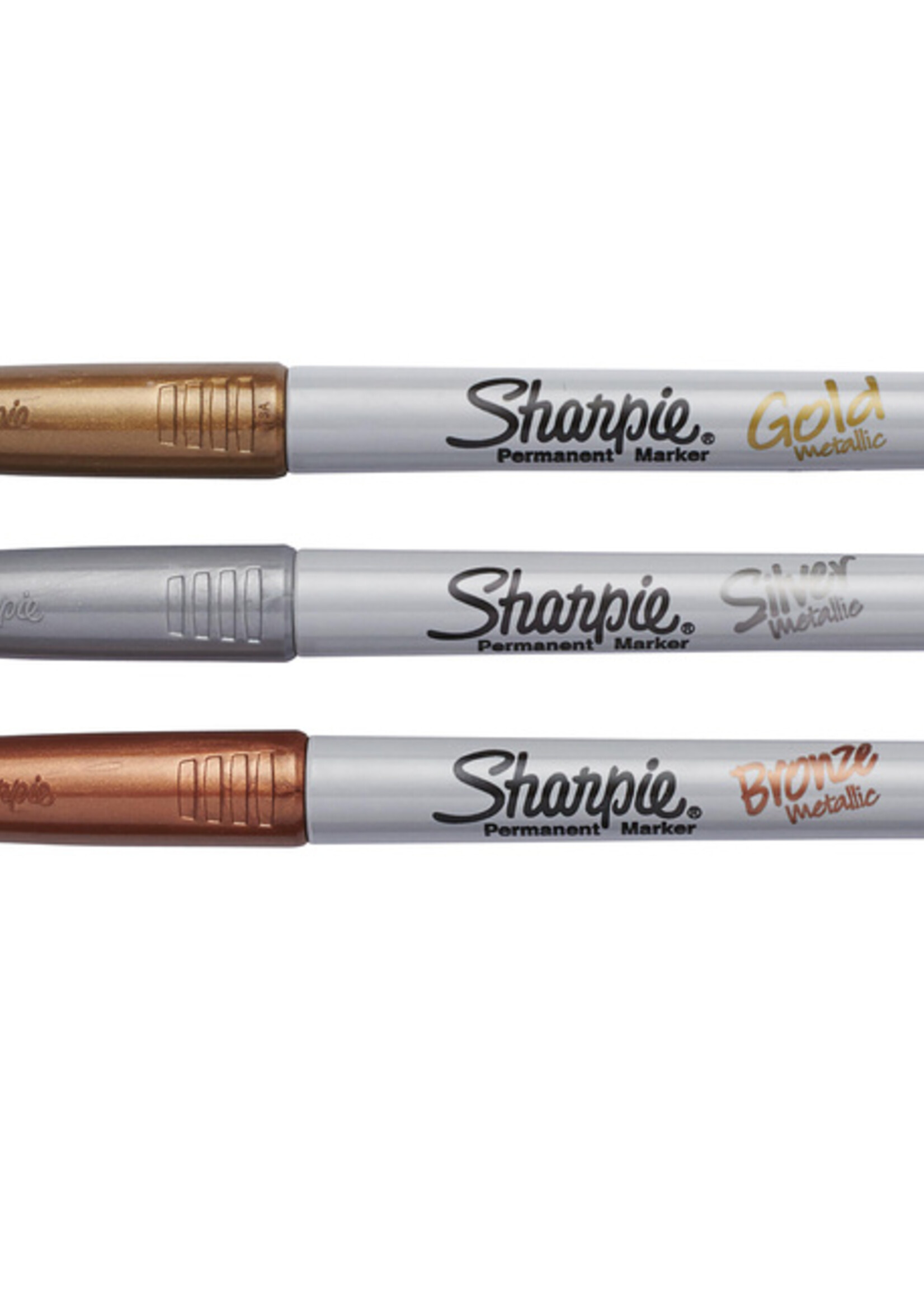 Sharpie Feutre Sharpie pointe ogive 0,9mm metallic assorti blister 3 pièces