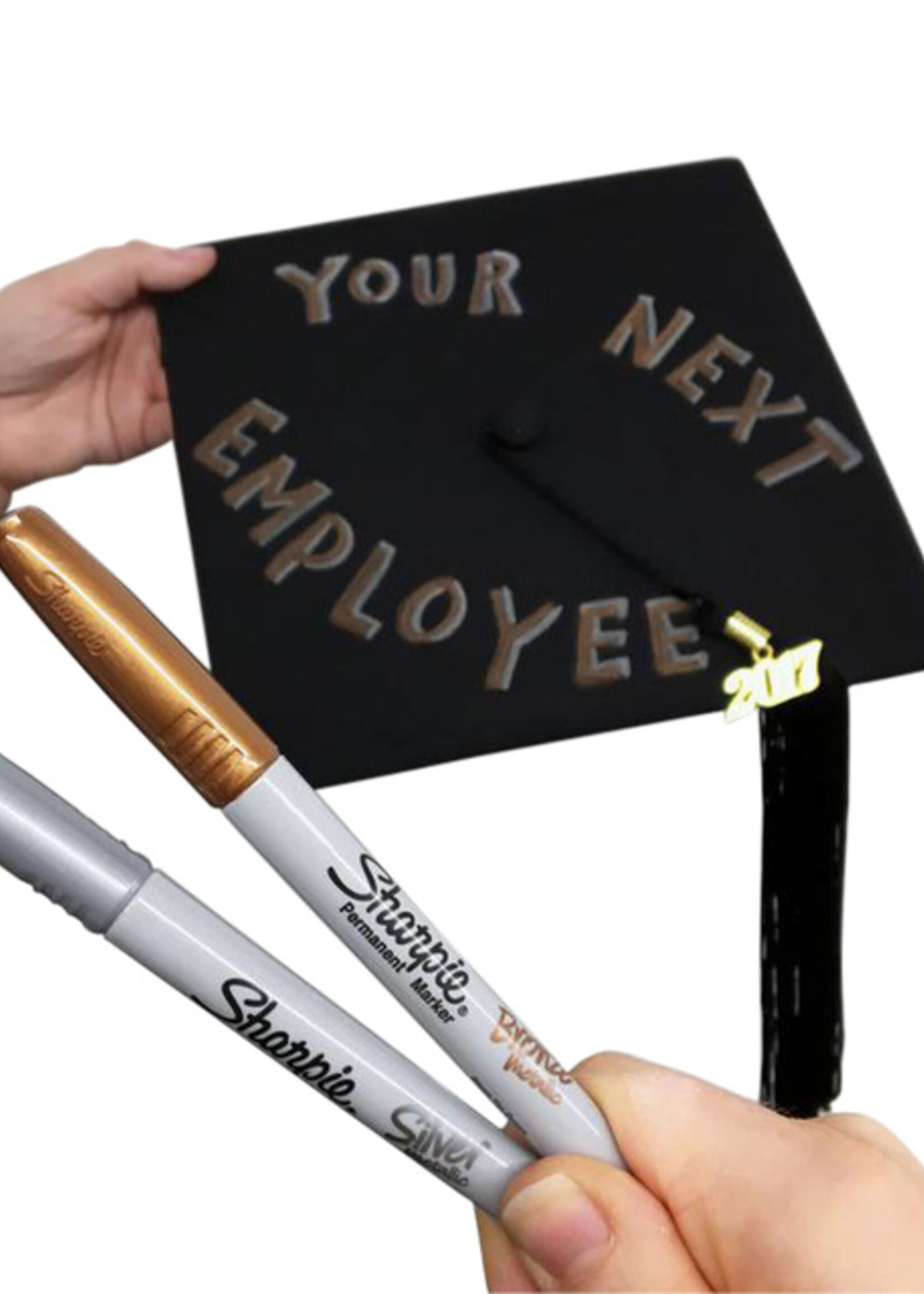 Sharpie Feutre Sharpie pointe ogive 0,9mm metallic assorti blister 3 pièces