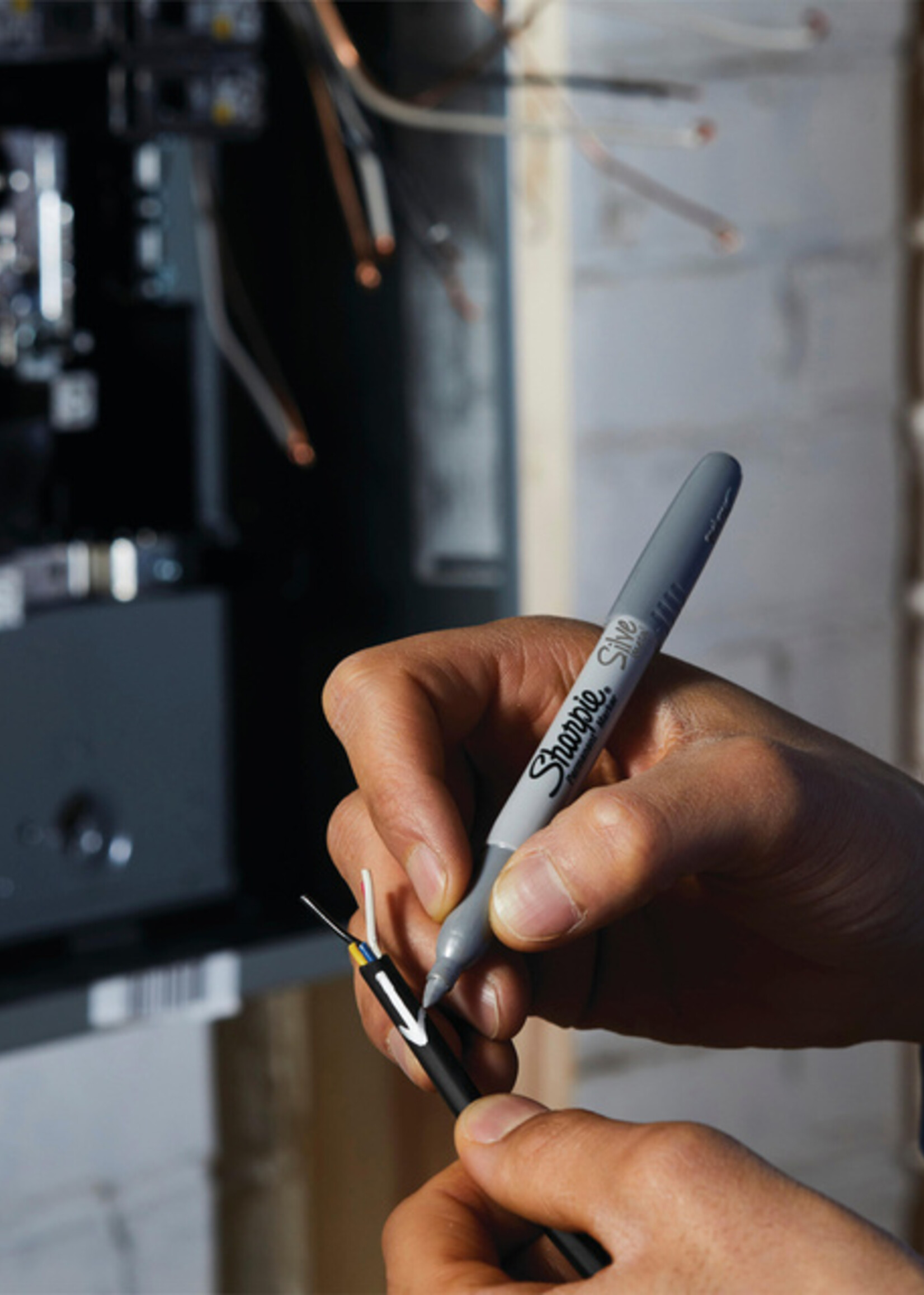 Sharpie Viltstift Sharpie rond 0.9mm metallic assorti blister à 3 stuks