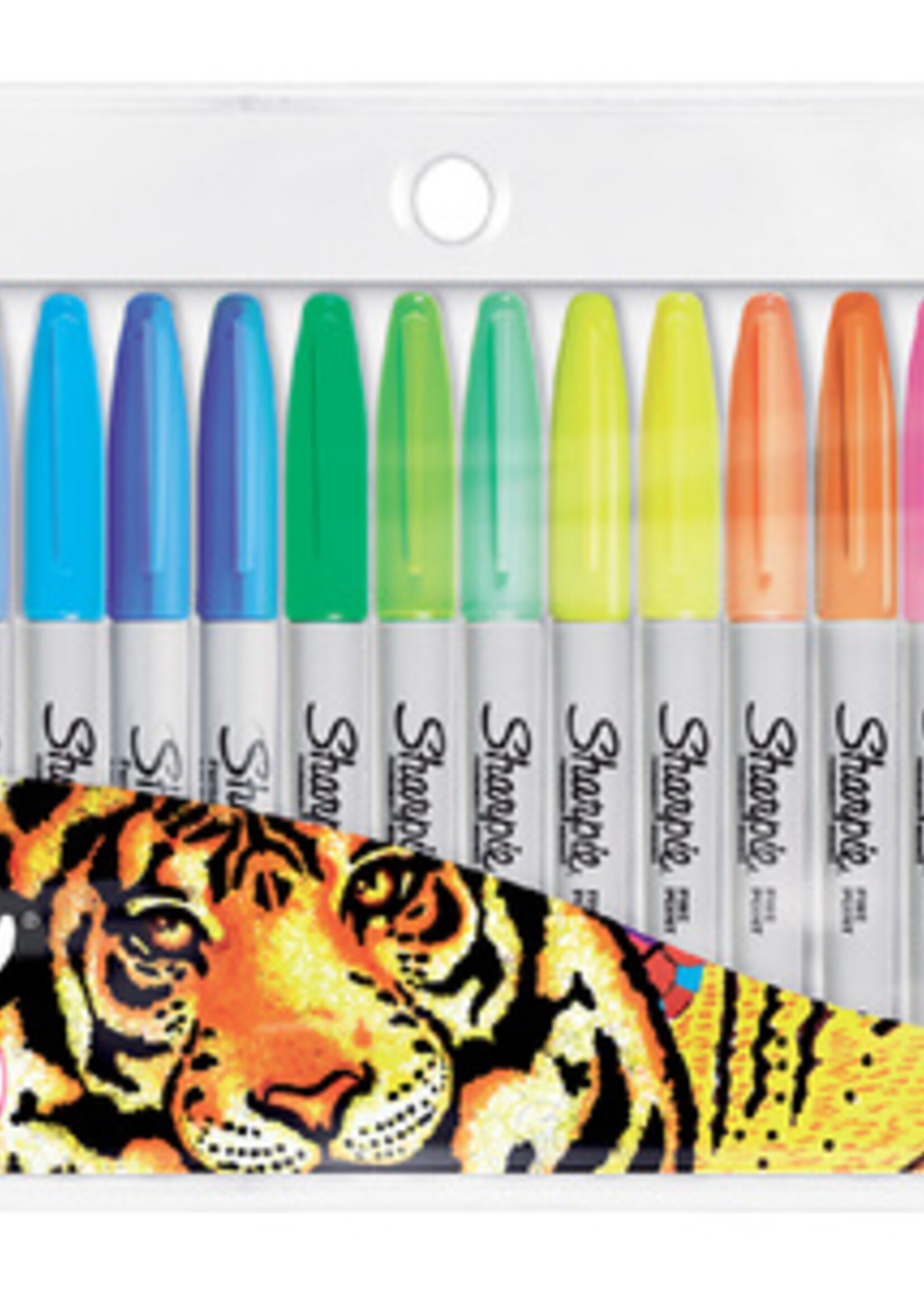 Sharpie Viltstift Sharpie rond 0.9mm blister à 28 stuks assorti