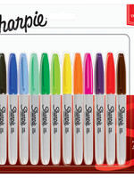 Sharpie Marqueur Sharpie Fin blister 12 couleurs