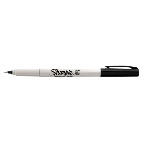 Sharpie Viltstift Sharpie rond 0.5mm zwart blister à 2 stuks