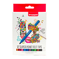 Bruynzeel Kleurstift Bruynzeel Teens Superpoint set à 12 kleuren