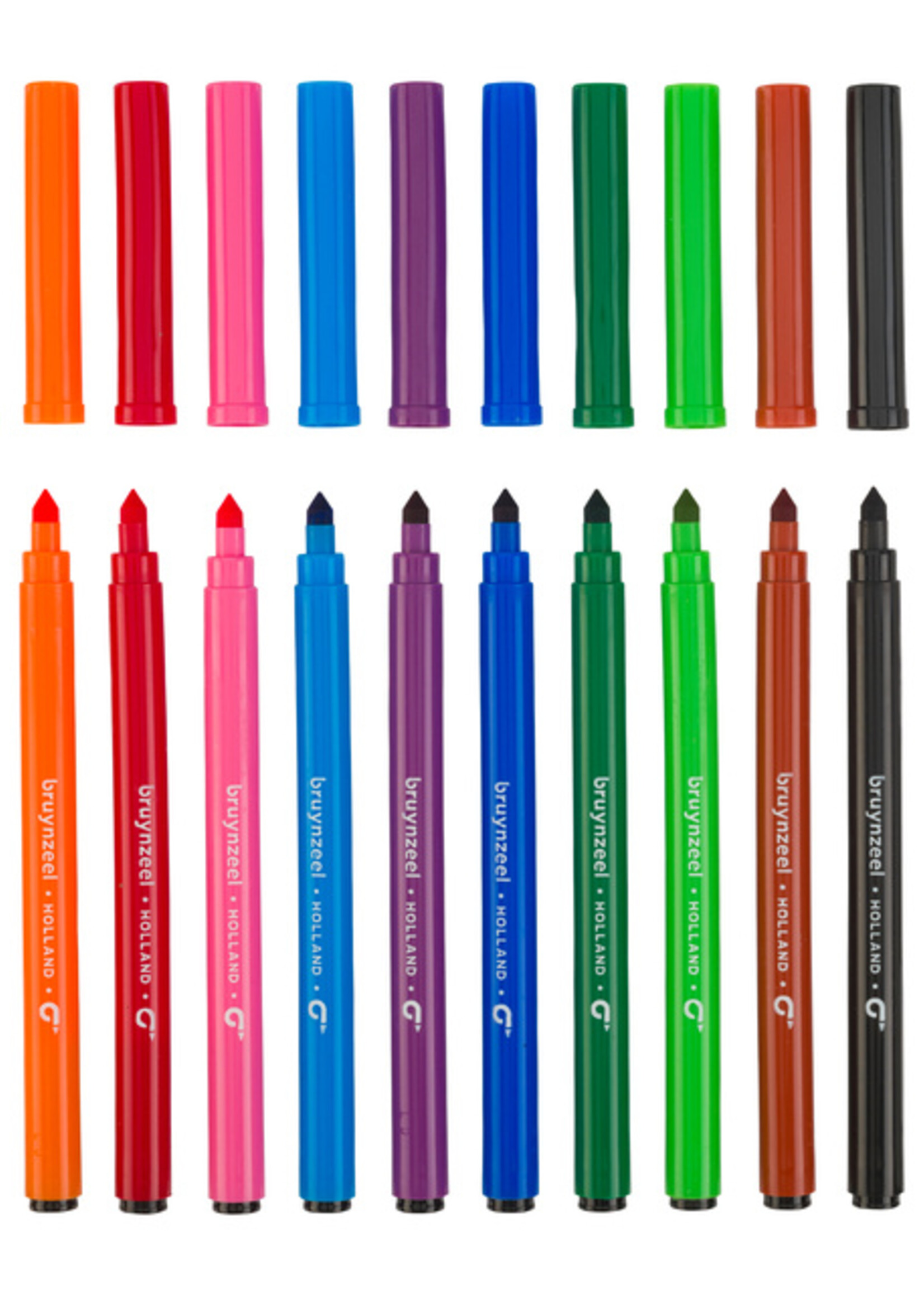 Bruynzeel Feutre Bruynzeel Teens Super Point set 12 couleurs