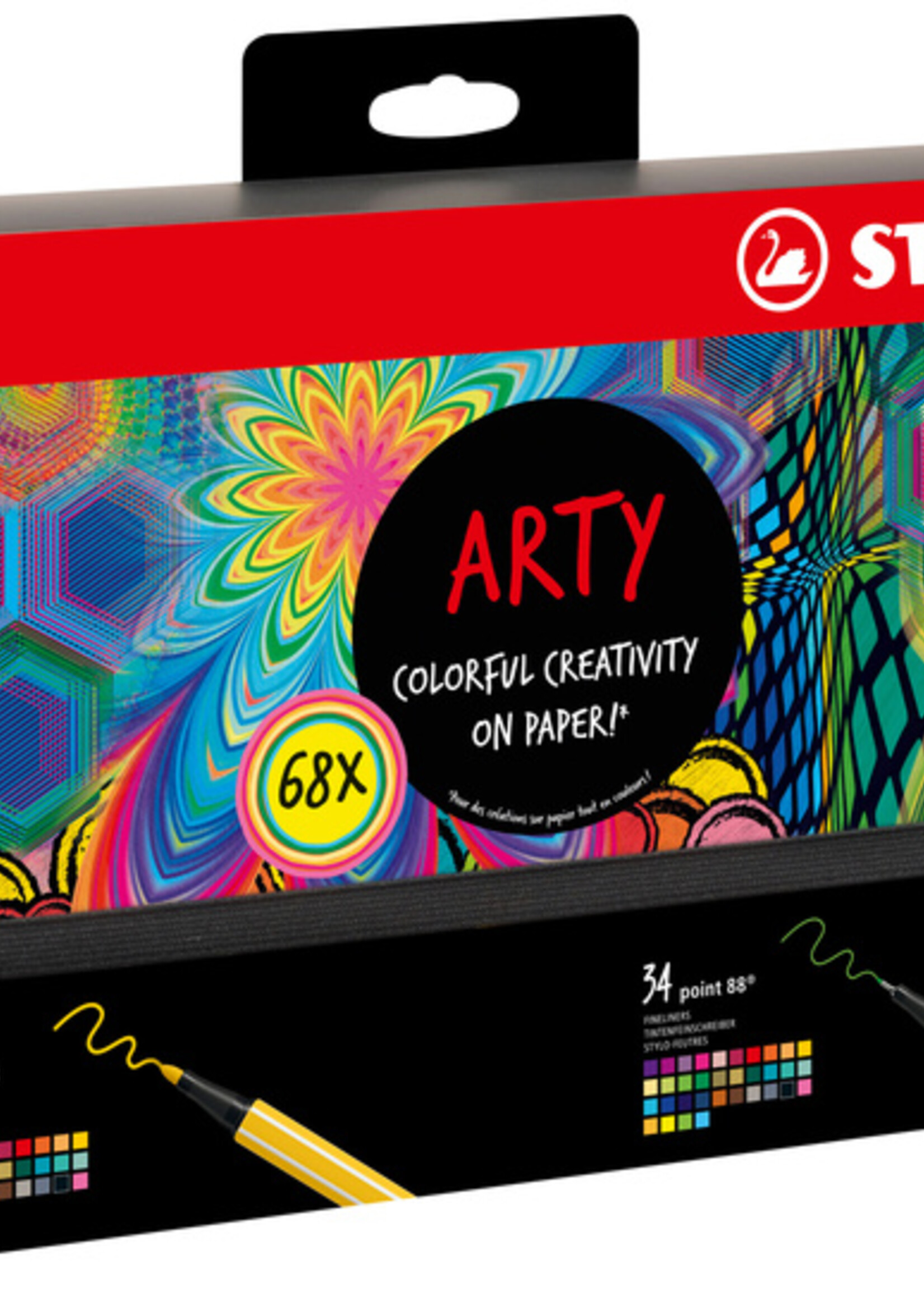 Stabilo Fineliner STABILO Point 88 & Pen 68 Arty Creative coffret luxeux
