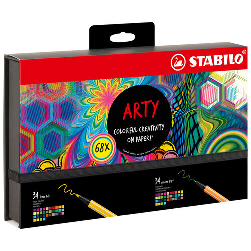 Stabilo Fineliner STABILO Point 88 & Pen 68  Arty creative in luxe box