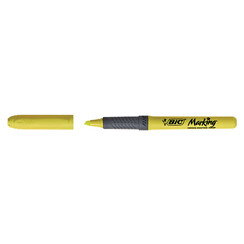 Surligneur BIC Brite Liner Grip jaune