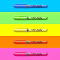 Bic Markeerstift Bic grip Highlight your life assorti blik à 15 stuks