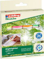 edding Ecoline Markeerstift edding 24 Ecoline assorti set à 4 stuks