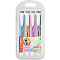 Stabilo Markeerstift STABILO Swing Cool 275/4 pastel etui à 4 kleuren