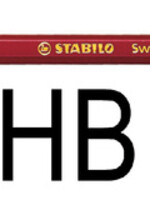 Stabilo Potlood STABILO grafiet Swano 4906 HB met gumtip
