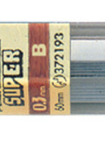 Pentel Potloodstift Pentel 0.3mm zwart per koker B