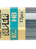 Pentel Potloodstift Pentel 0.7mm zwart per koker HB
