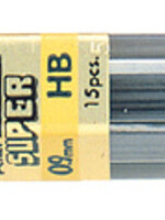 Pentel Potloodstift Pentel 0.9mm zwart per koker HB
