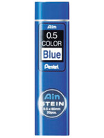 Pentel Potloodstift Pentel 0.5mm blauw per koker