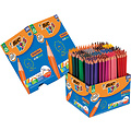 Bickids Crayons de couleur BIC Kids Evolution ECOlutions assorti boîte scolaire 288 pièces