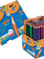 Bickids Crayons de couleur BIC Kids Evolution ECOlutions assorti boîte scolaire 288 pièces