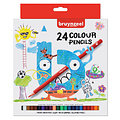 Bruynzeel Crayon de couleur Bruynzeel Kids blister de 24 pièces assorti