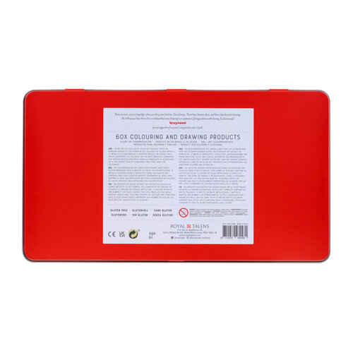 Bruynzeel Teken- en kleurset Bruynzeel blik á 60 kleuren assorti