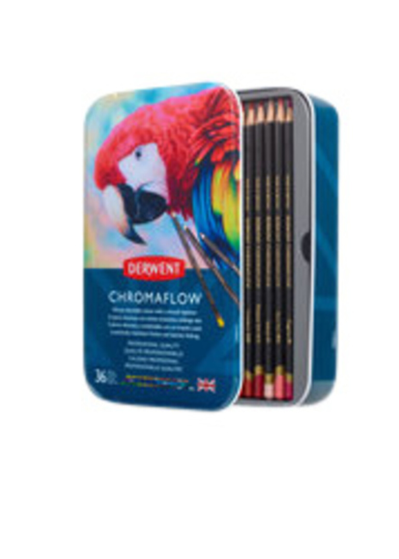 Derwent Kleurpotloden Derwent Chromaflow set à 36 kleuren