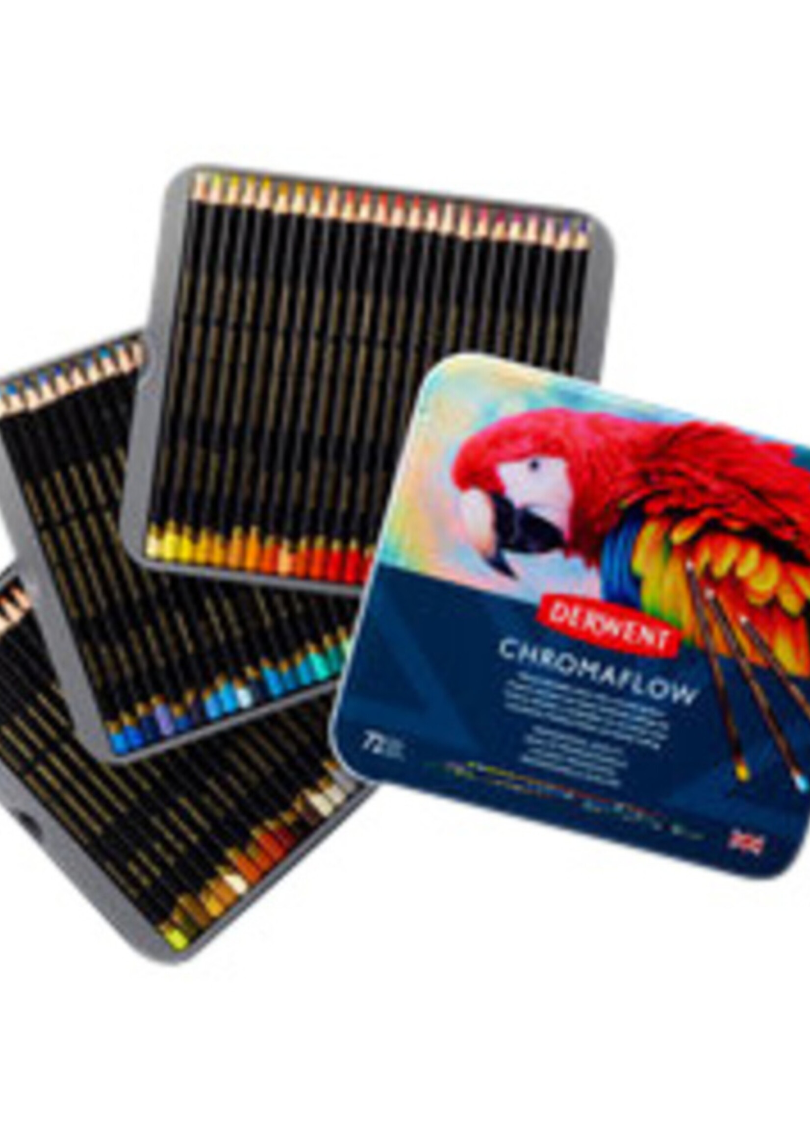 Derwent Crayon de couleur Derwent Chromaflow set 72 couleurs