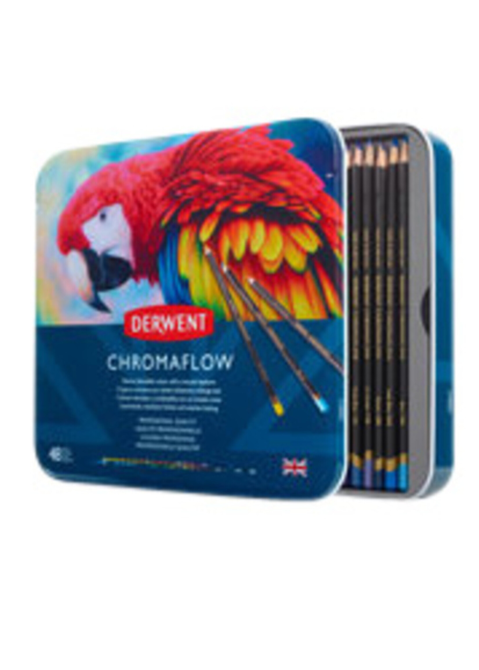 Derwent Kleurpotloden Derwent Chromaflow set à 48 kleuren