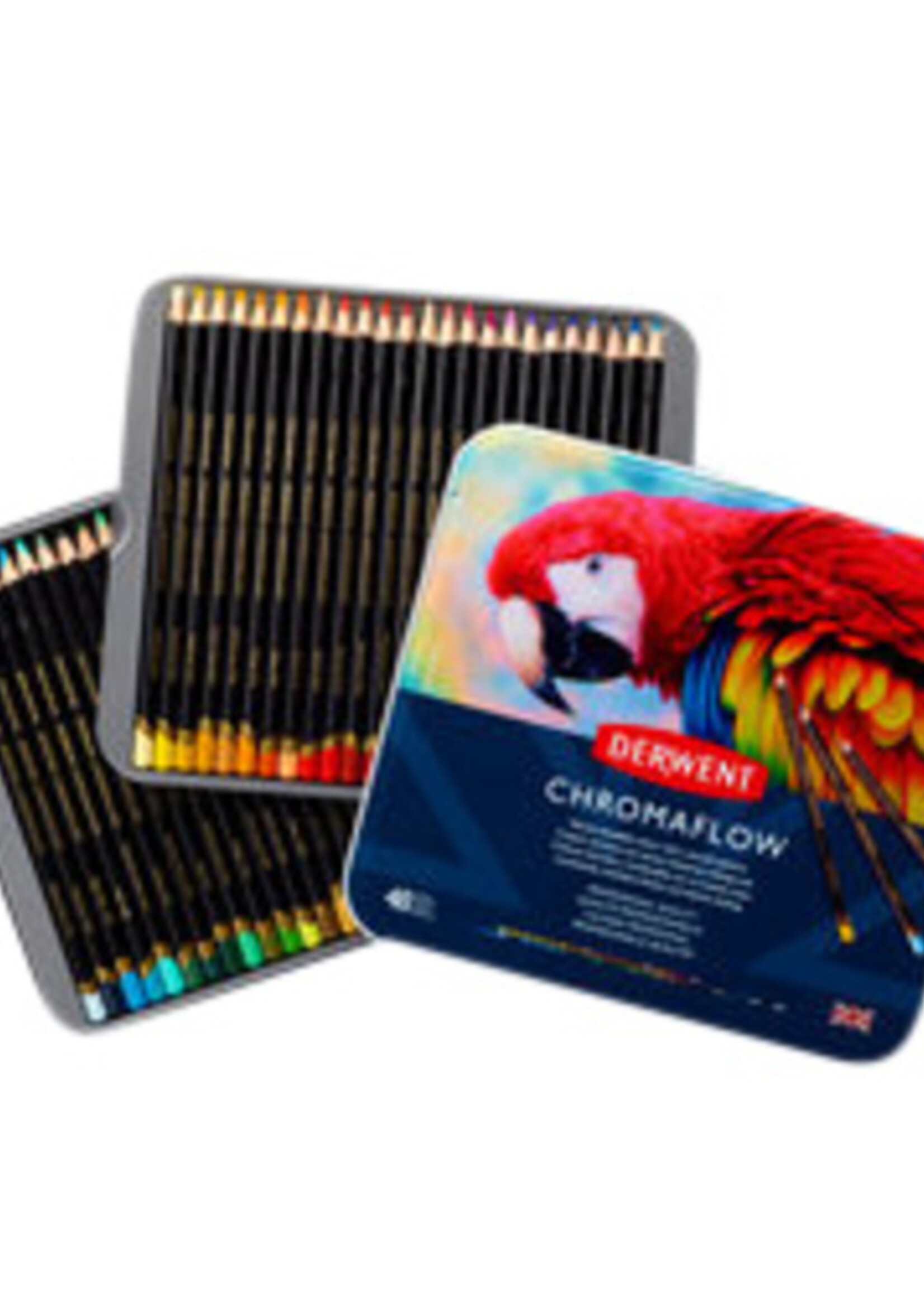 Derwent Crayon de couleur Derwent Chromaflow set 48 couleurs