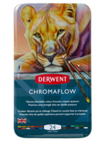 Derwent Crayon de couleur Derwent Chromaflow set 24 couleurs