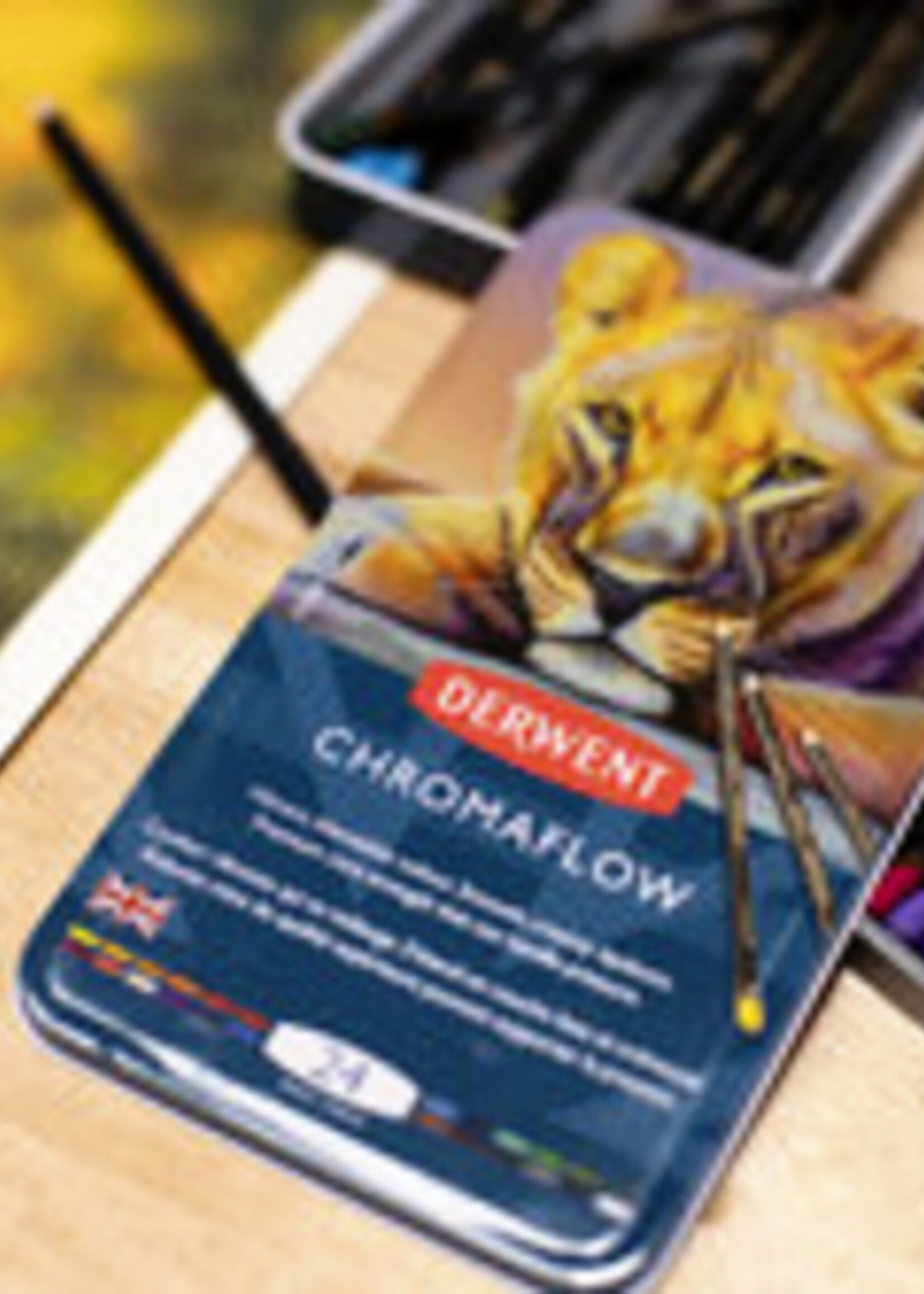 Derwent Crayon de couleur Derwent Chromaflow set 24 couleurs