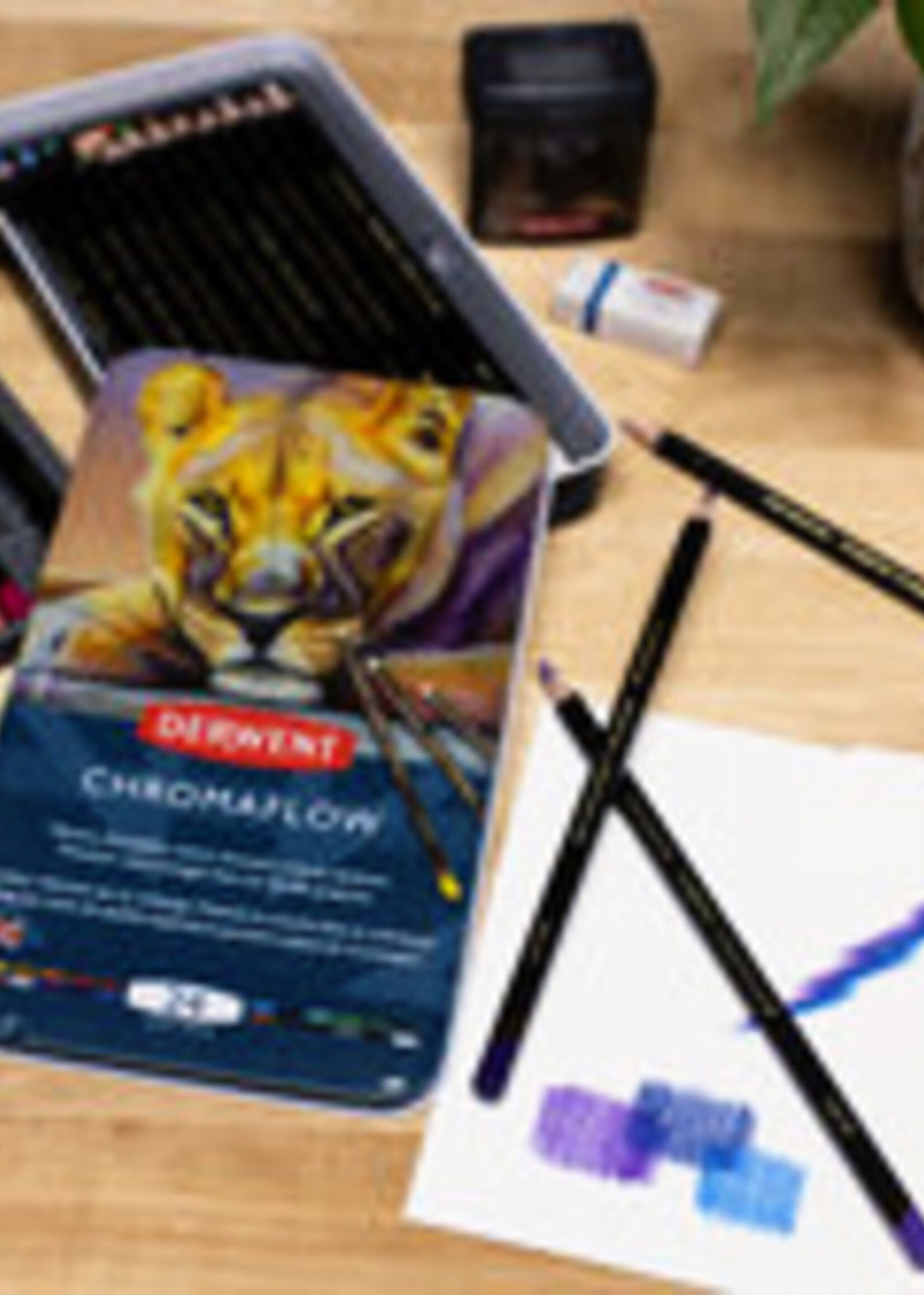 Derwent Crayon de couleur Derwent Chromaflow set 24 couleurs