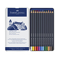 Faber-Castell Kleurpotloden Faber-Castell Goldfaber blik à 12 stuks assorti