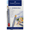 Faber-Castell Crayons de couleur Faber-Castell Aquarelle boîte 12 pièces assorti