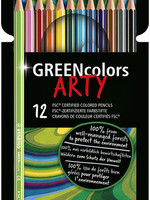 Stabilo Crayon de couleur STABILO Greencolors 6019/12-1-20 étui 12 couleurs