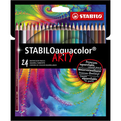 Crayon de couleur STABILO Aquacolor 1624-1-20 étui 24 couleurs