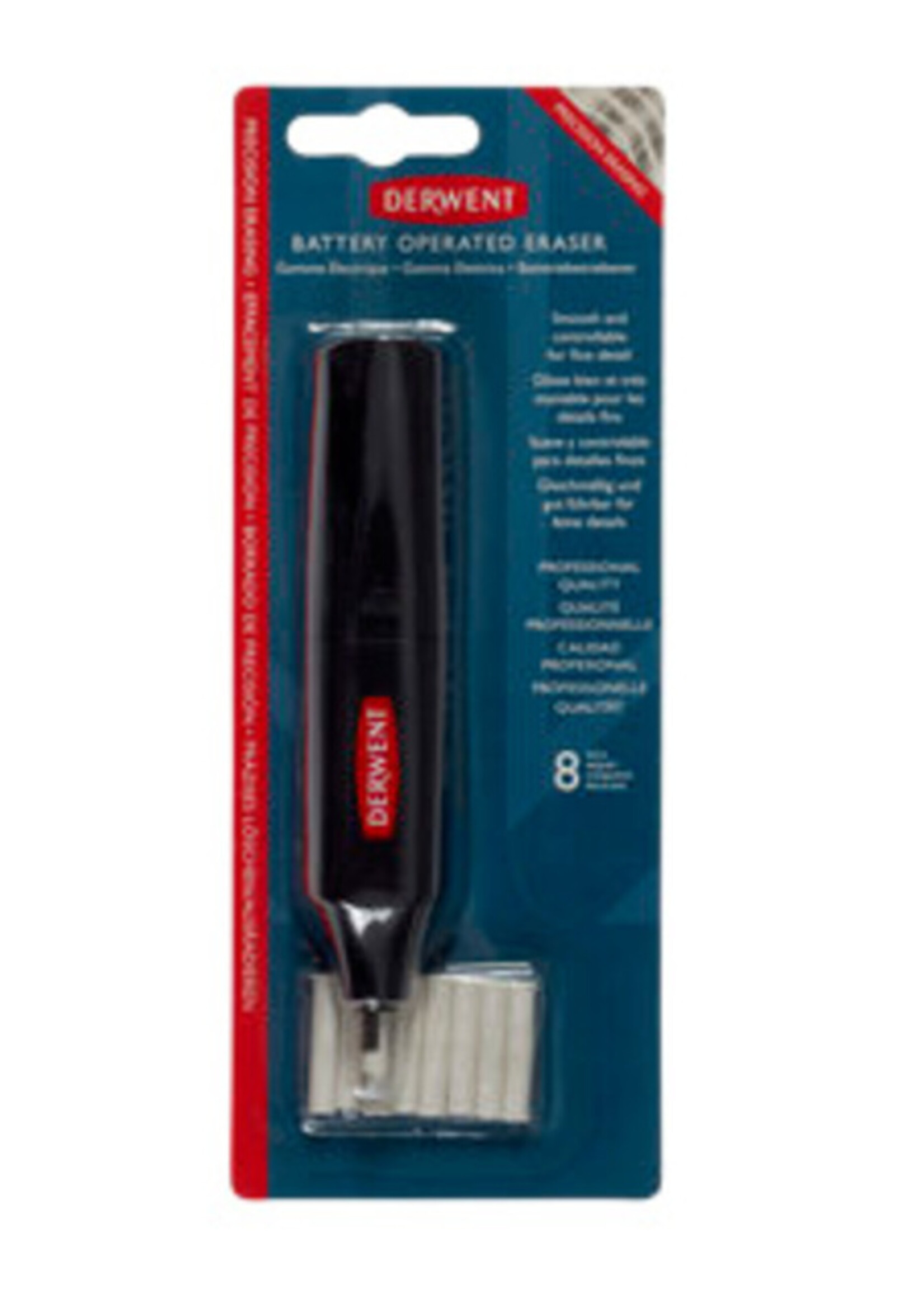 Derwent Gomme électrique Derwent à piles