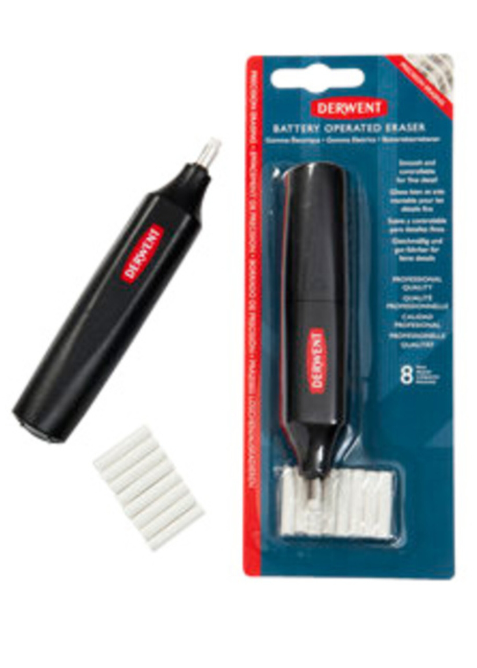 Derwent Gomme électrique Derwent à piles