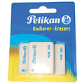 Pelikan Gum Pelikan WS30 37x30x9mm potlood zacht blister à 3 stuks wit