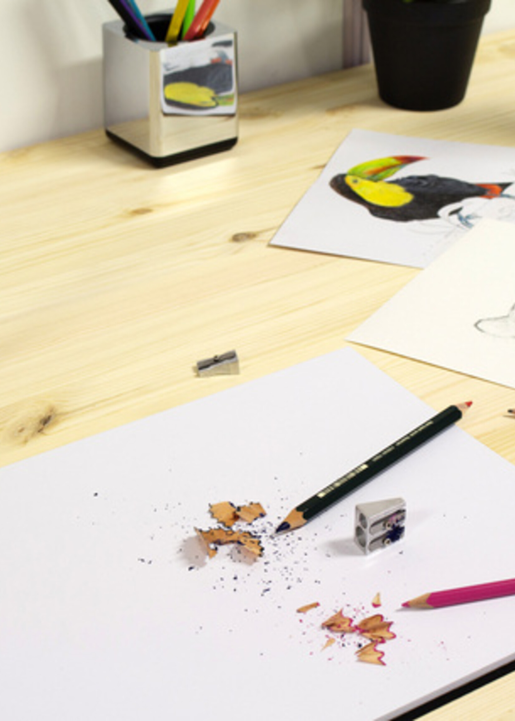 Westcott Puntenslijper Westcott aluminium dubbel kegelvorm