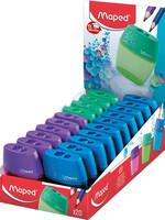 Maped Puntenslijper Maped Shaker 2-gaats display á 20 stuks assorti