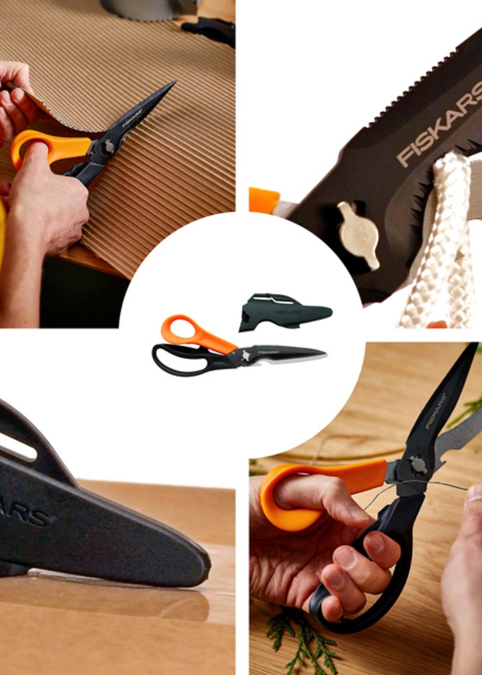 Fiskars Ciseaux Fiskars 230nn Cuts & More multifonctionnel