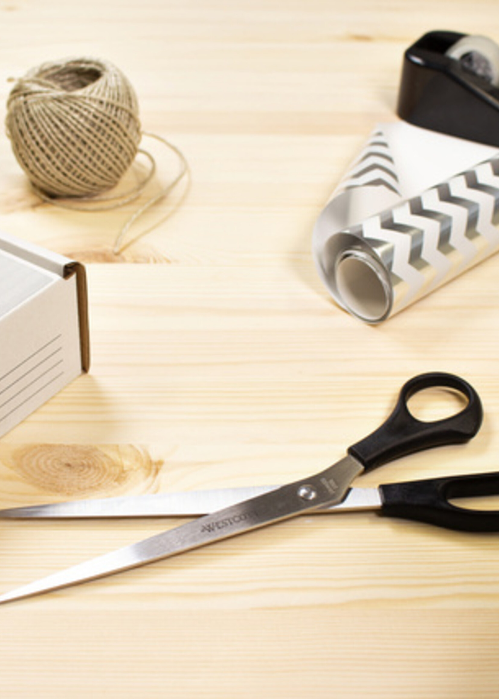 Westcott Kantoorschaar Westcott 260mm met kunststof grip rvs