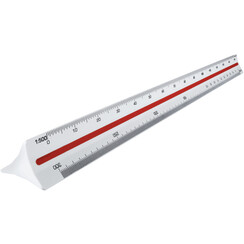 Règle à échelle de réduction Maped triangulaire 1:500/1000/1250/1500/2000/2500