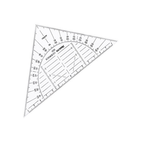 Aristo Équerre géométrique Aristo 1550 160mm flexible transparent