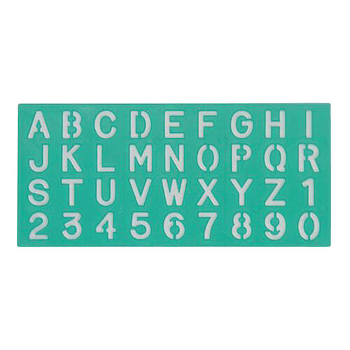 Linex Lettersjabloon Linex hoofletters/letters/cijfers 30mm