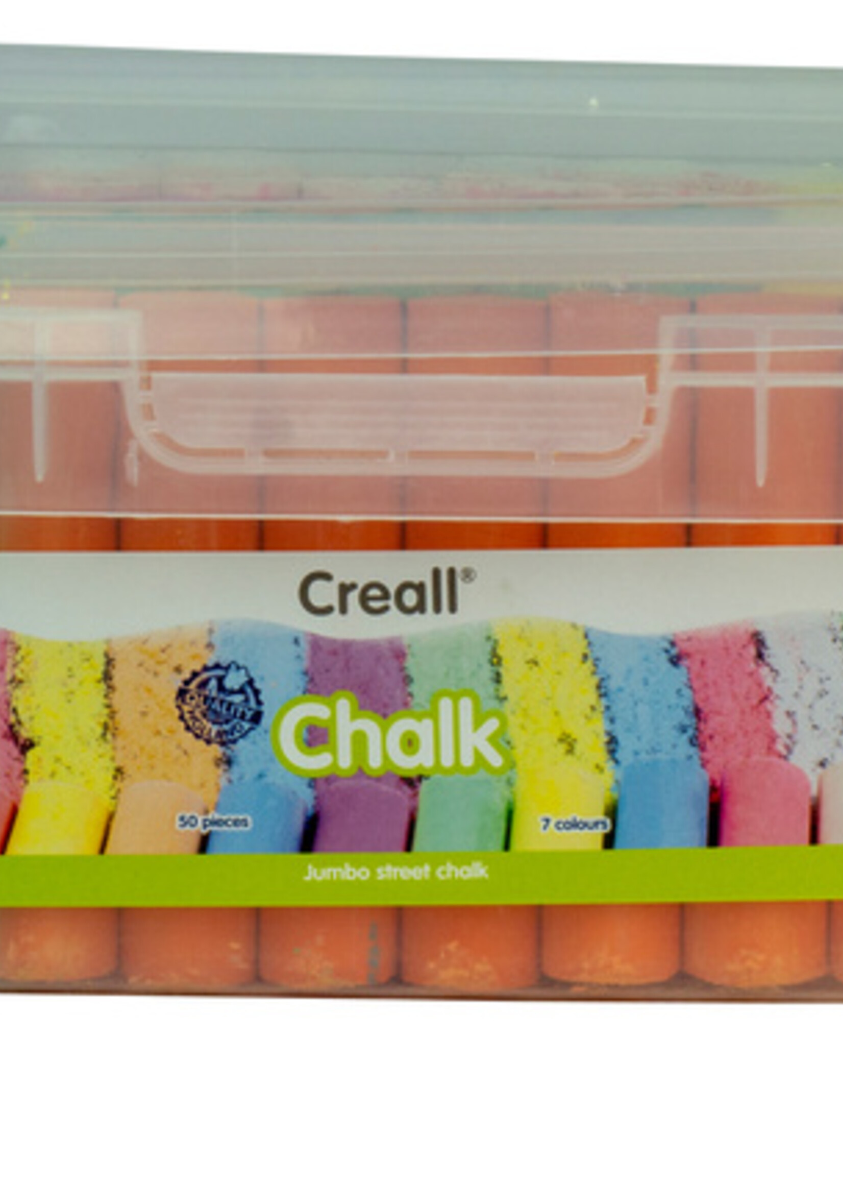Creall Stoepkrijt Creall 50 stuks 6 kleuren