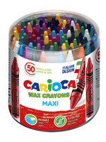 Carioca Waskrijt Carioca Maxi pot á 50 stuks assorti