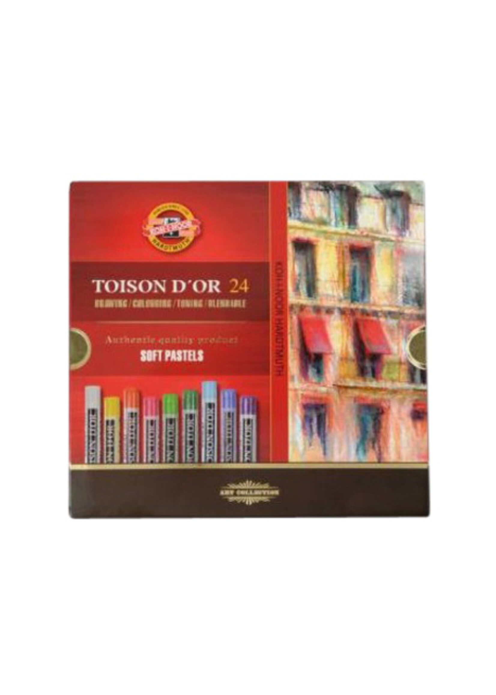 Koh-i-noor Pastel Koh-I-Noor Toison 8514 ogive 24 pièces assorti