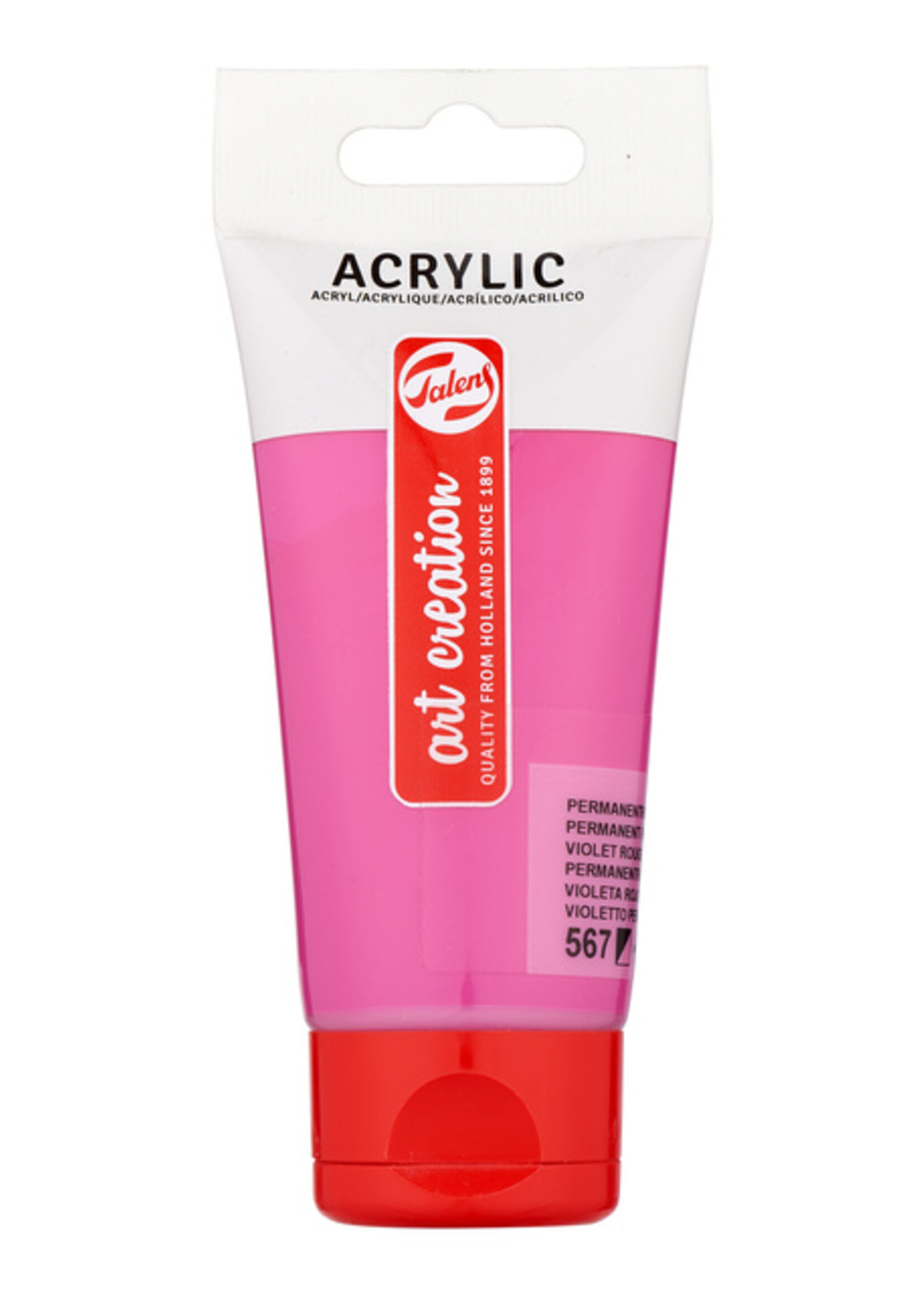 Talens Art Creation Acrylverf Talens Art Creation 567 permanentroodviolet tube à 75ml