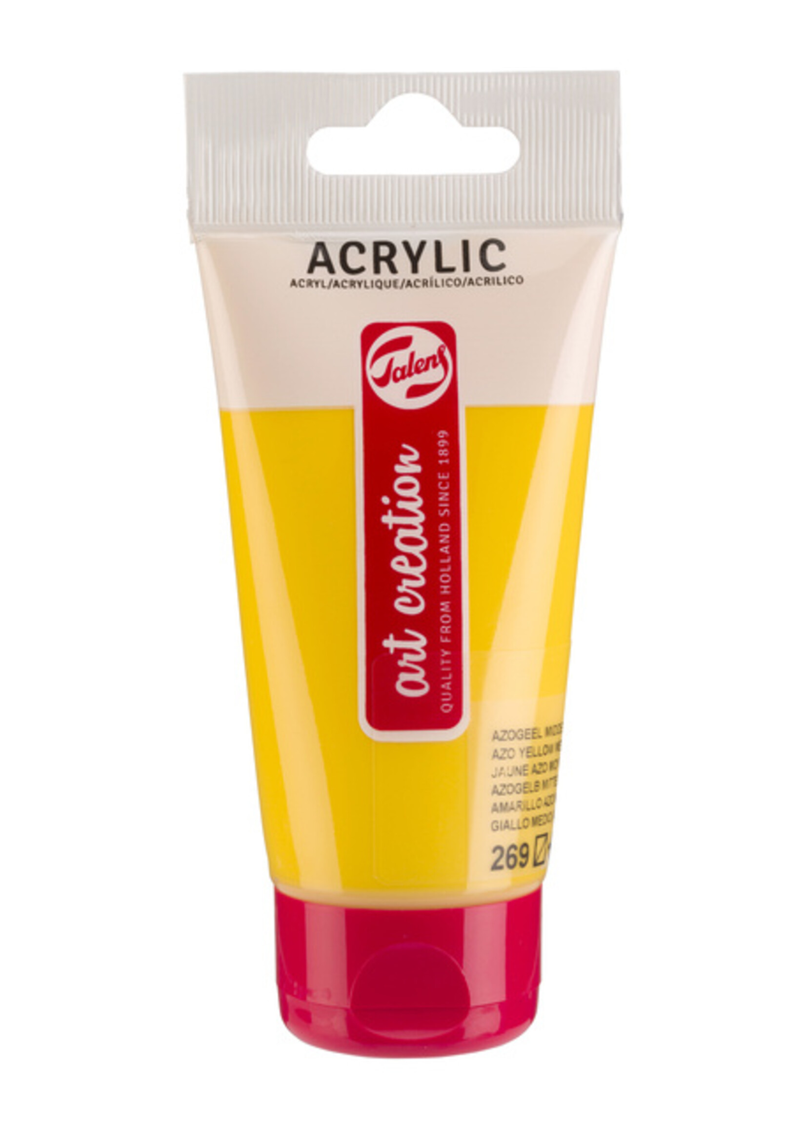 Talens Art Creation Peinture acrylique Talens Art Creation 269 Jaune Azo moyen tube 75ml